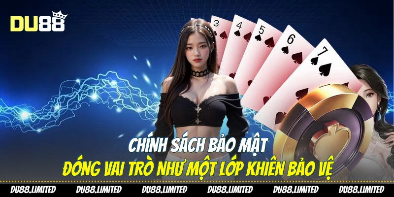 Chính sách bảo mật đóng vai trò như một lớp khiên bảo vệ